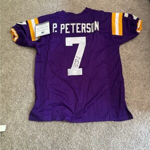 Signed Patrick Peterson Jersey with Certificate of Authenticity